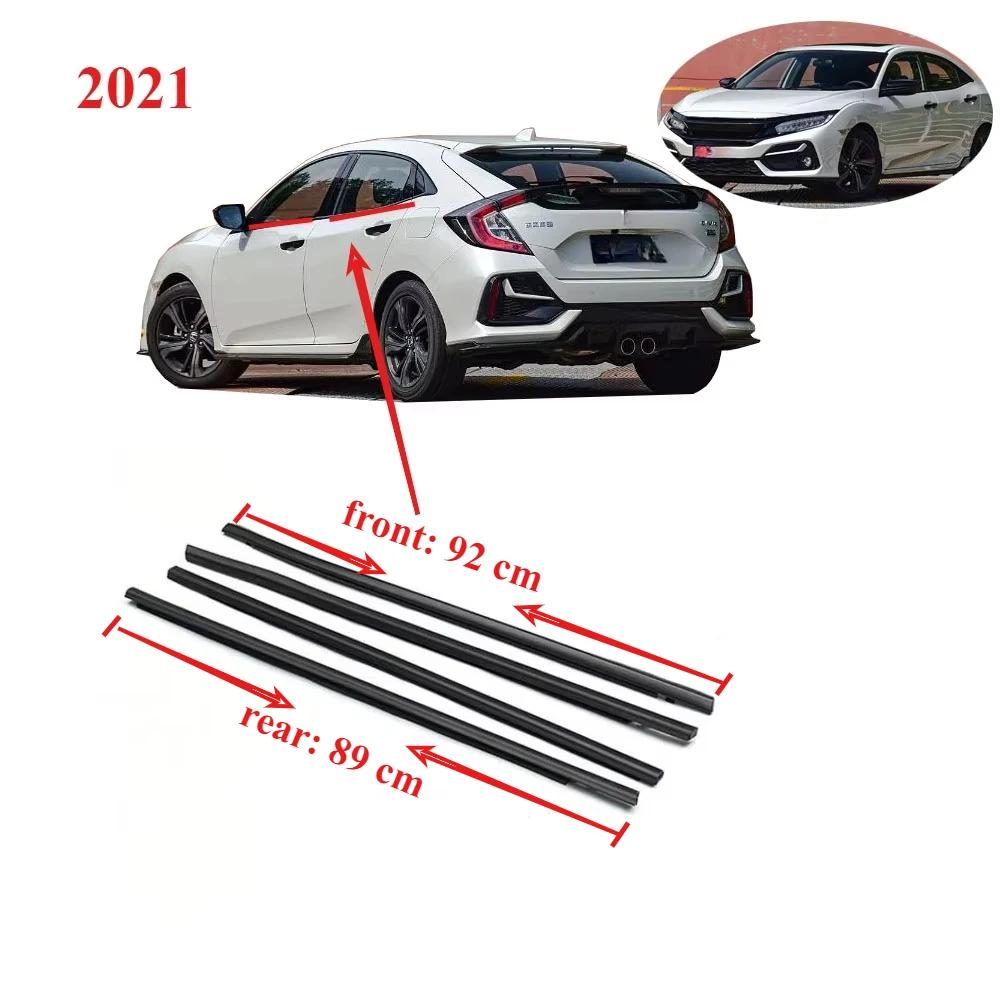 4Pcs Hatchback 72950-TGGA01 Window Glass Rubber