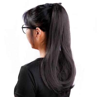 Lucetree Wig Long Wavy Ponytail Long Hair Part Wig Claw Clip