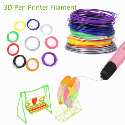 10Pcs/Set PCL Filaments Refills for Low Temperture 3D Printer Pen