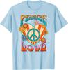 Peace Love Peace Sign 60s 70s Hippie Style Tshirt Unisex Clothing Cotton Casual Daily Four Seasons Tees Shirts For Unisex
