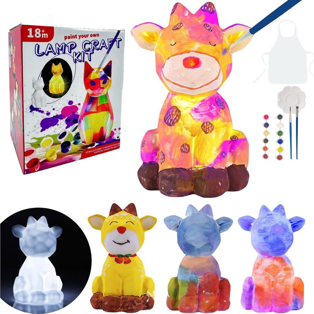 DIY Calf Night Light for Kids , 3D Night Light & Craft Kit (Ages 4–12)