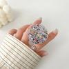 Mobile Phone Airbag Bracket Paste Type Retractable Round Sequin Glitter Small Fresh Desktop Bracket Watching Drama Women'S Models