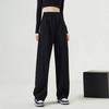 "2024 American Women's Retro Loose Straight Sweatpants - Spring & Autumn Jazz Dance Casual Pants"
