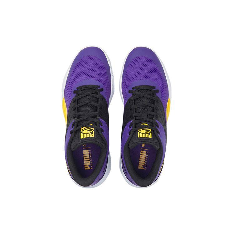 Puma Triple Basketball Prism Violet Spectra Yellow Unisex Sneakers Purple 376640-10
