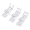 3 Pcs Sewing Machine Presser Foot Replacement for Designer Topaz 50 40 Sewing Machine Plastic Narrow Presser Feet