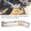 Motorcycle Exhaust Contact Middle Mid Pipe Connector for CBR400R CBR500R 2013‑2015