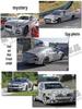 Black & White Zebra Checkered Car Camouflage Wrap Film