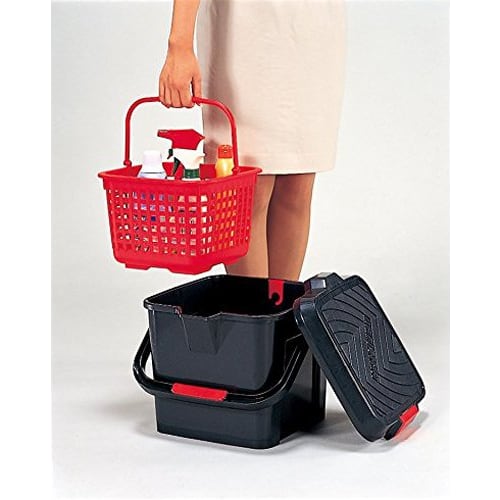 Inomata Chemical Clever Bucket, 17L, Black, 360mm W X 350mm D X 300mm H, 3216