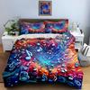 Musical Colorful Swirl Bedding Duvet Cover Sets Duvet Covers Pillowcases Gifts (1 * Duvet Cover 2 * Pillowcases, Without Duvet Insert)
