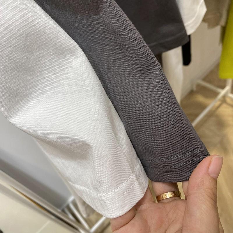 Summer Basic O-neck Spell Color Casual Women T-shirts Office Lady Simple Loose Female T-shirts