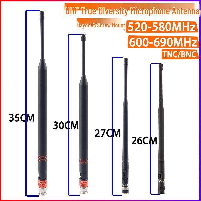 Foldable High-Gain Wireless Microphone Antenna with Bayonet Mount (BNC/TNC Compatible)