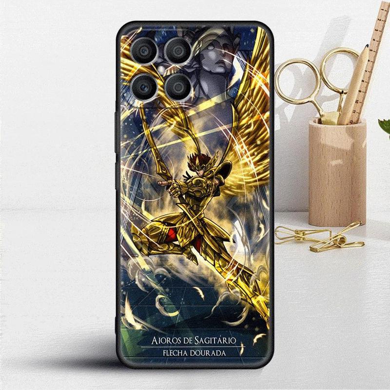 Saint Seiya Anime Case For Honor X8 X8a 90 X9a 8X 70 50 20 Magic5 Pro 9X P60 P50 Black Soft Phone Funda