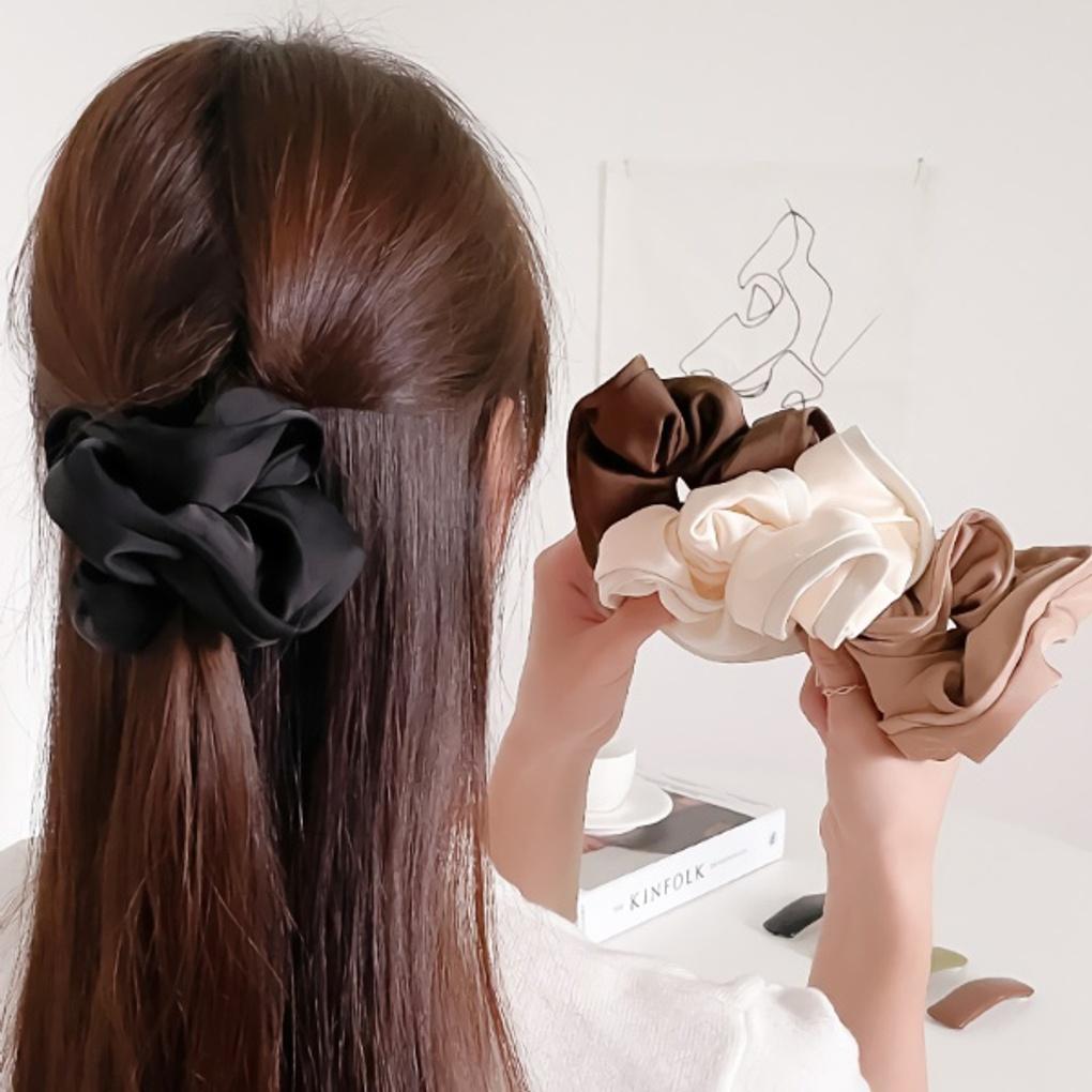 

Женская атласная резинка для волос с эффектом омбре 4 цвета 1 набор