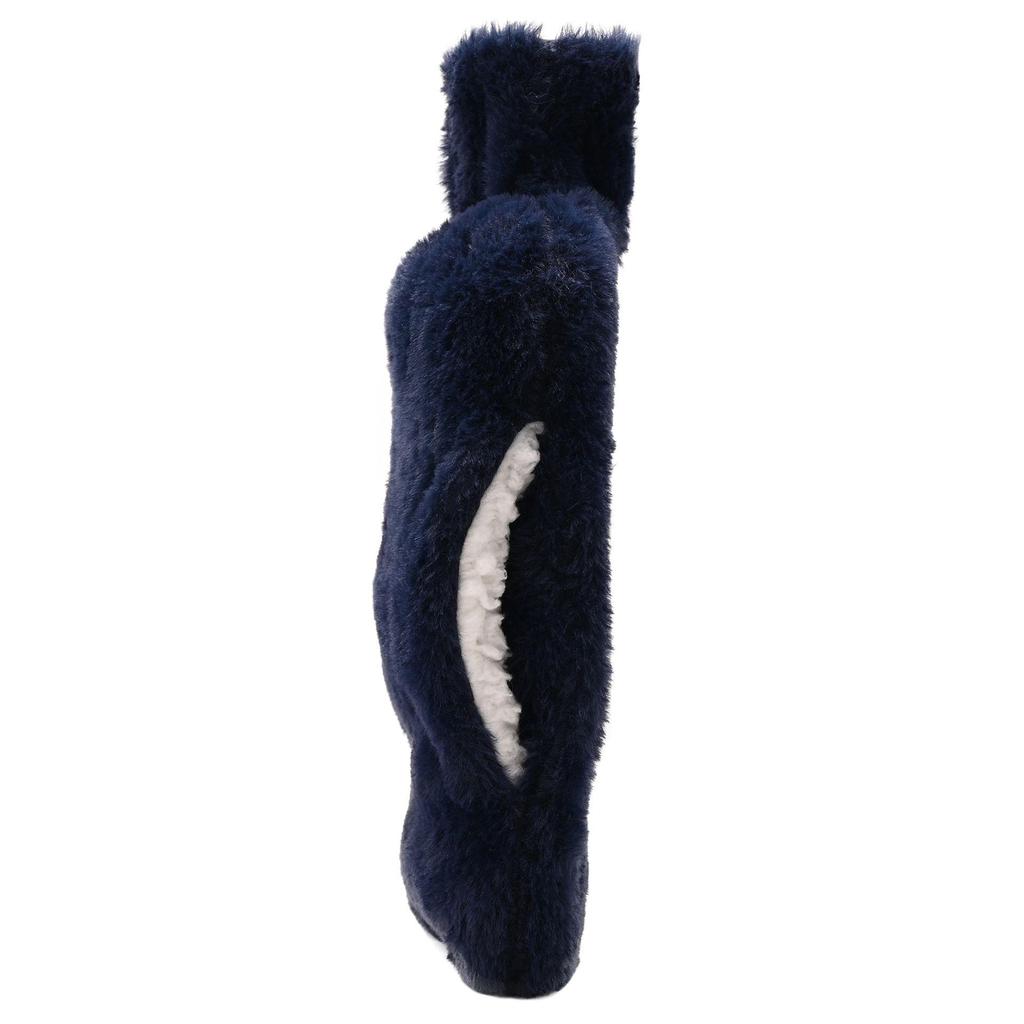 Sophia Layers Soft Faux Fur 1.7L Muff Hot Water Bottle - Navy Blue