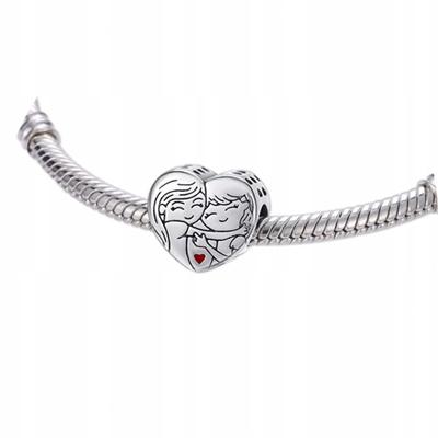 Modular Bead Pendant Silver S925 Sisters Gift For A Loved One