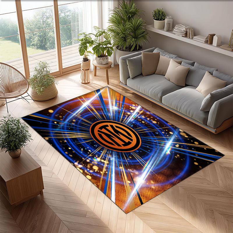 Borussia Dortmund Printed Flannel Area Rug Non Slip Soft Polyester Floor Carpet Indoor Decor Mat for Bedroom Living Room Sofa