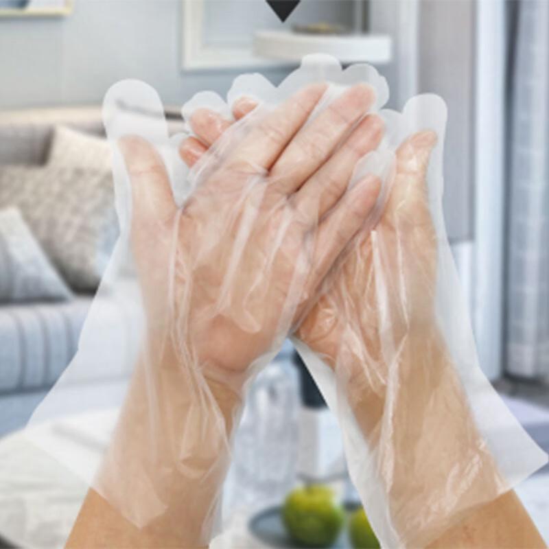 

Heavy-Duty Transparent PE Disposable Gloves (500 Pcs/Box, 5 Boxes Pack)
