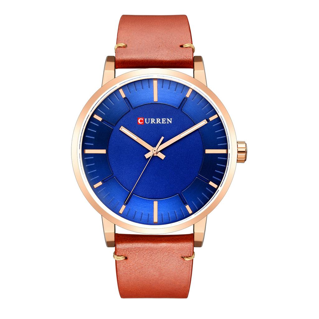 CURREN Watch Belt Men's Watch Large Dial Quartz Watch