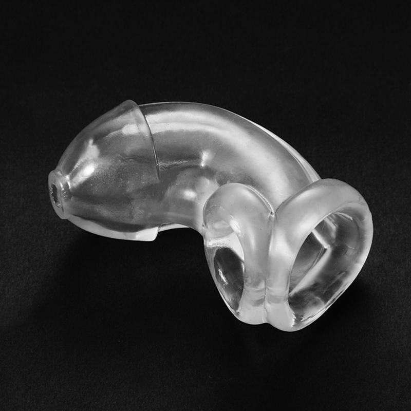 Silicone Male Chastity Cage Scrotal Bondage Penis Cage Ball Cock Ring Penis Ring Sex Toys for Men Prevent Erection Chastity Cage