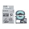 King Jim Tepra PRO Tape Strong White 8m SS12KW [Genuine] Cartridge, Adhesive, 12mm, Label/Black Text, Length, [Used]