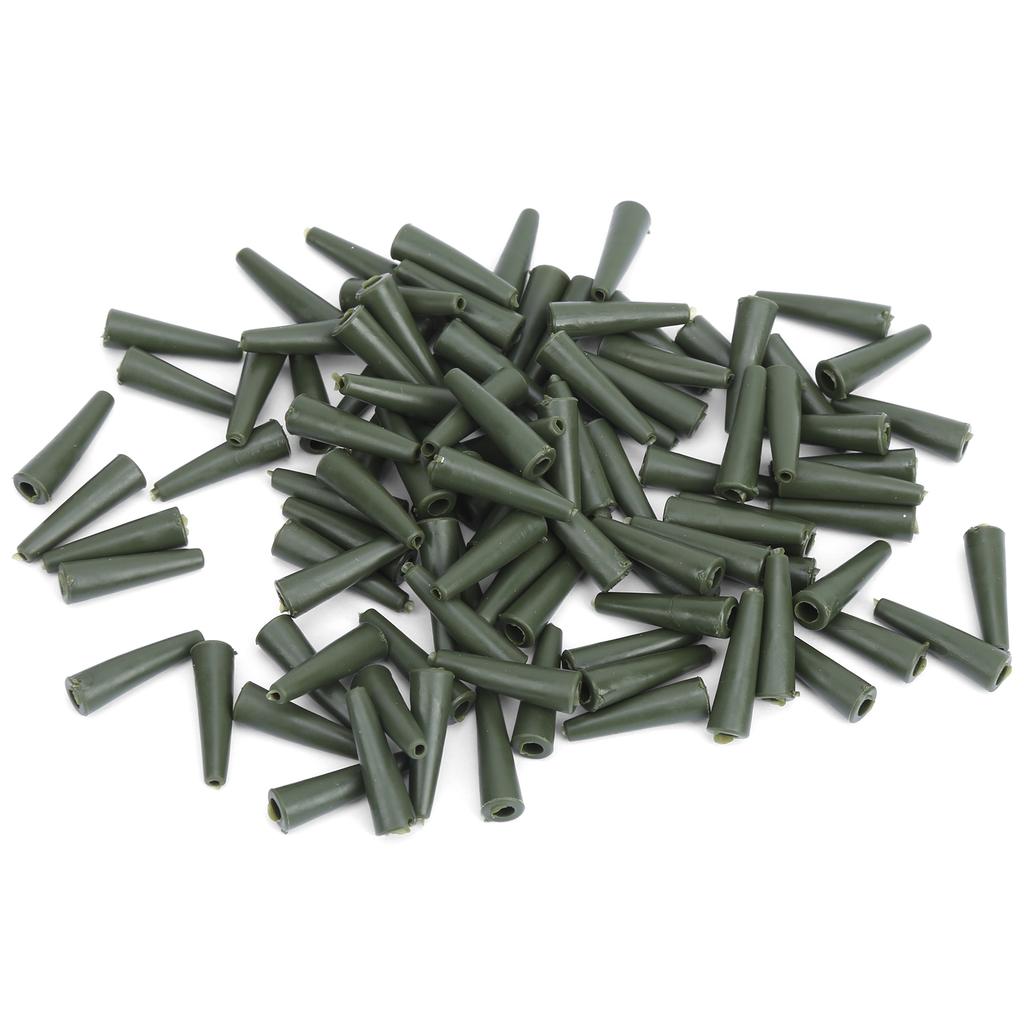 100 Sets 35MM Carp Fishing Fixing Line Connector Sleeve   Clip Tackle Accessory