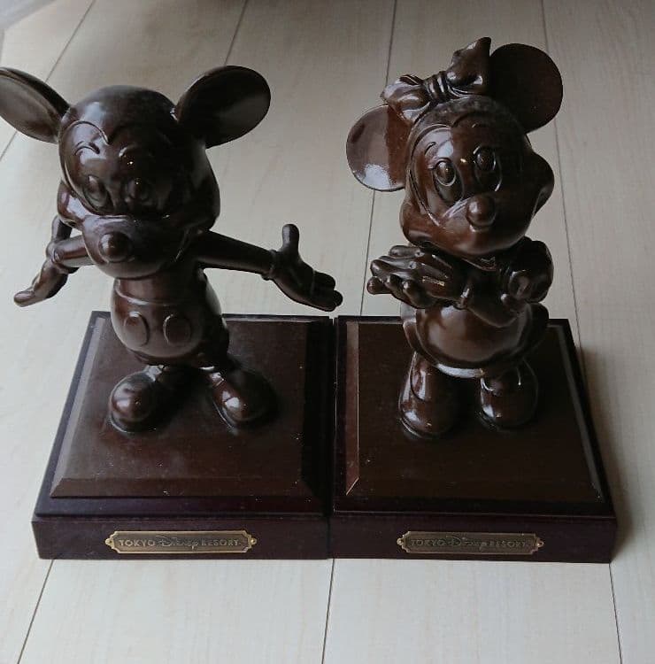 [USED] Mickey Mouse & Minnie Mouse Bronze Statue