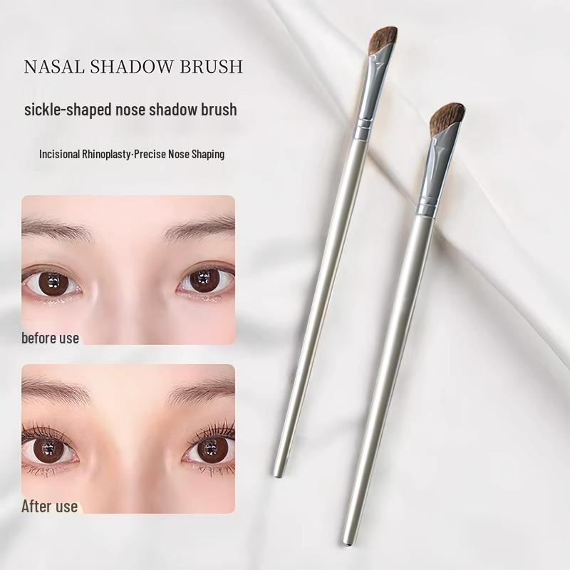 

Rose Gold Angled Contour & Shadow Nose Brush Large Nose Shadow Brush [1 piece]