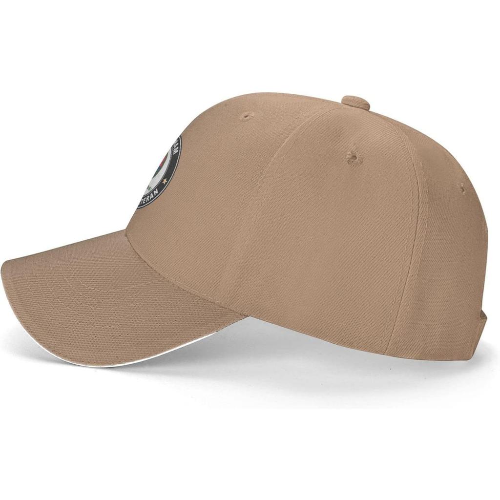 9th Infantry Division Vietnam Combat Veteran with Ribbons Adjustable Baseball Cap Unisex Sandwich Dad Hat Golf Hat