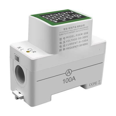 Amperometro Voltmetro Tester digitale multifunzione per misuratore di tensione e corrente AC 50‑300 V 100 A
