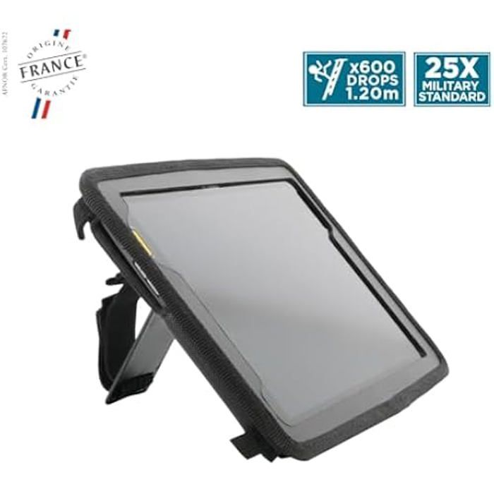 Etui de Protection Renforcé - MOBILIS - Zebra ET40 ET45 - 8'' - Poignée Rotative - Trépied Inclus
