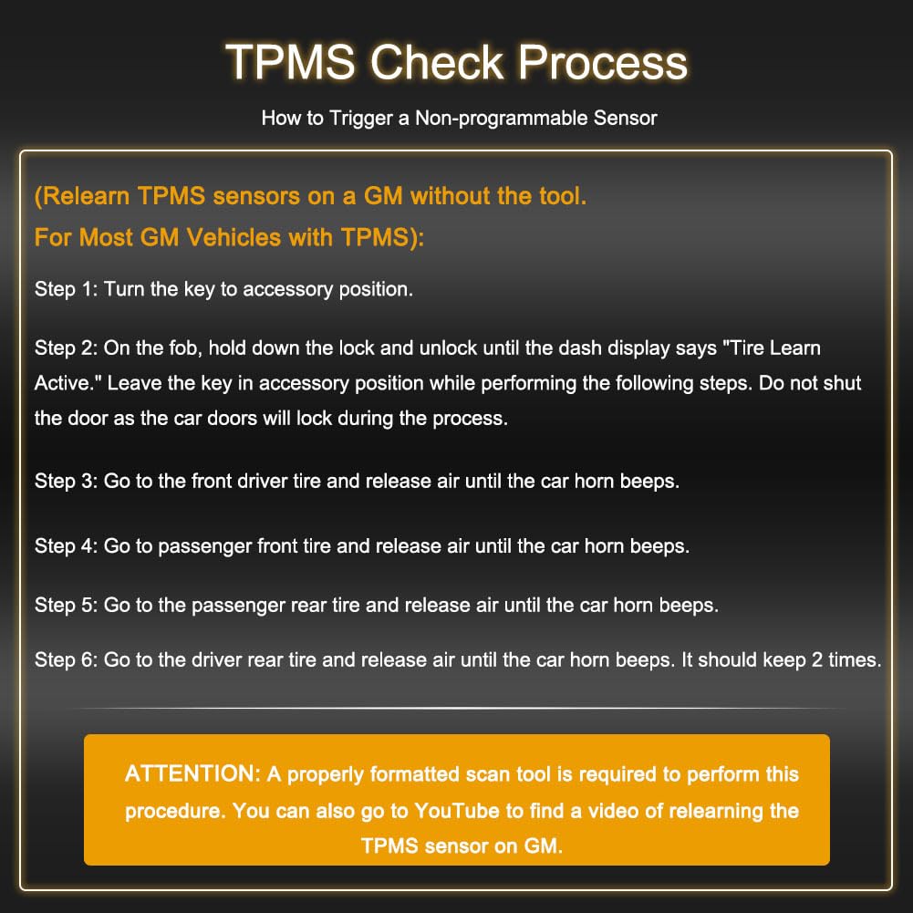 ROADFAR TPMS Sensor 433MHz Tire Pressure Sensor Fits 2019-2022 for Ram 1500 Replaces 68293199AA 4Pack