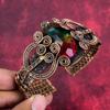 Brățară multiplă din turmalină fațetată bracelet manșetă reglabil înfășurat cu sârmă de cupru bijuterii cu pietre prețioase brățară handmade bijuterii din cupru cadouri pentru soție