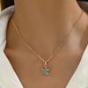 Fashion Exaggerated Large Starfish Pendant Necklace for Women Girls Boho Summer Beach White Rope Chain Choker Party Jewelry Gift