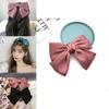 Elegant Satin Ribbon Hairpins With Big Bow For Women And Girls Accessories