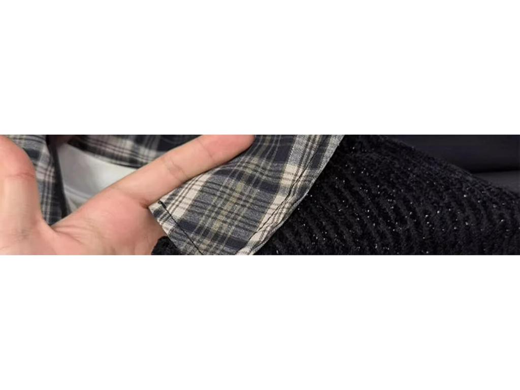 Men's Retro Plaid Velvet-Lined Hoodie: Autumn/Winter Street Style Trendy Loose Fit Jacket