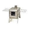 Outdoor Camping Wood-Burning Stove & Stainless Steel Tabletop Heater