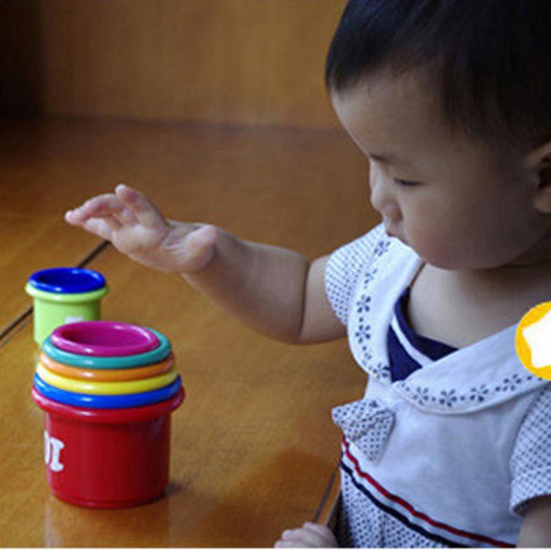 9ks Vynikající Baby Děti Děti Vzdělávací hračka Nová budova Puzzle Figurky Písmena Skládací pohár