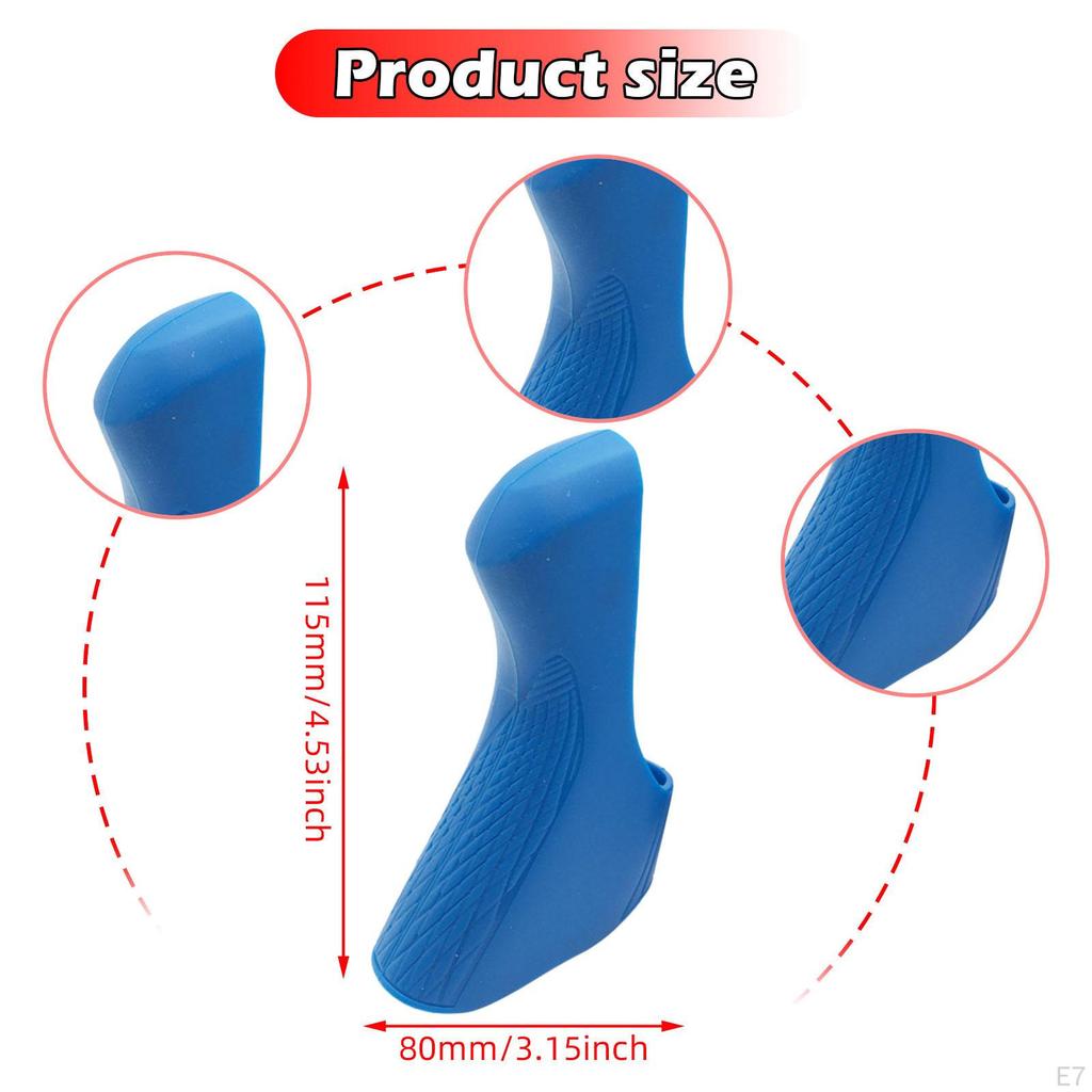 2 Pieces Bike Shifter Lever Covers Road Brake Hoods for R2000/R3000 Accessories Nonslip