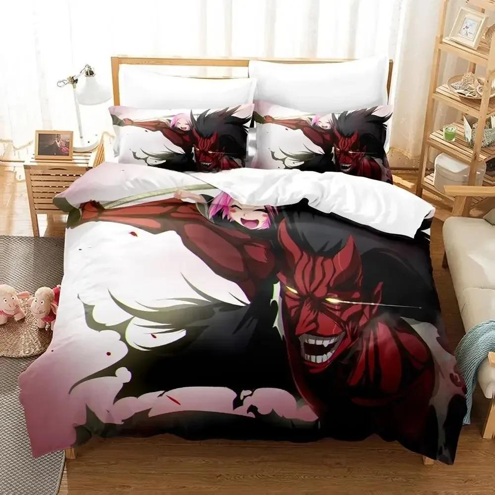 2024 Bleach Comfortable Duvet Quilt Cover Pillowcase Bedding Set Children Bedroom Decoration Home Textile