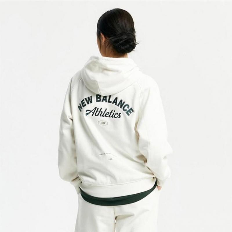 New Balance Unisex Basic Logo Brushed Hoodie Nbn0d41913