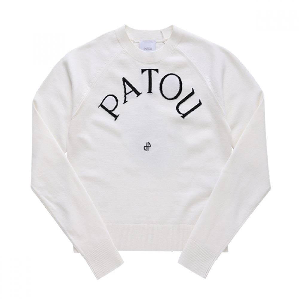 

Patou Kn110 8045 001w Kn1108045001w Logo Monogram Women S Knit KN110 8045 001W (S)