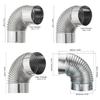 Oxidation security Metal Coated Steel Duct Pipe Elbow 90 Degree Bend For Effective exhaust Removal System