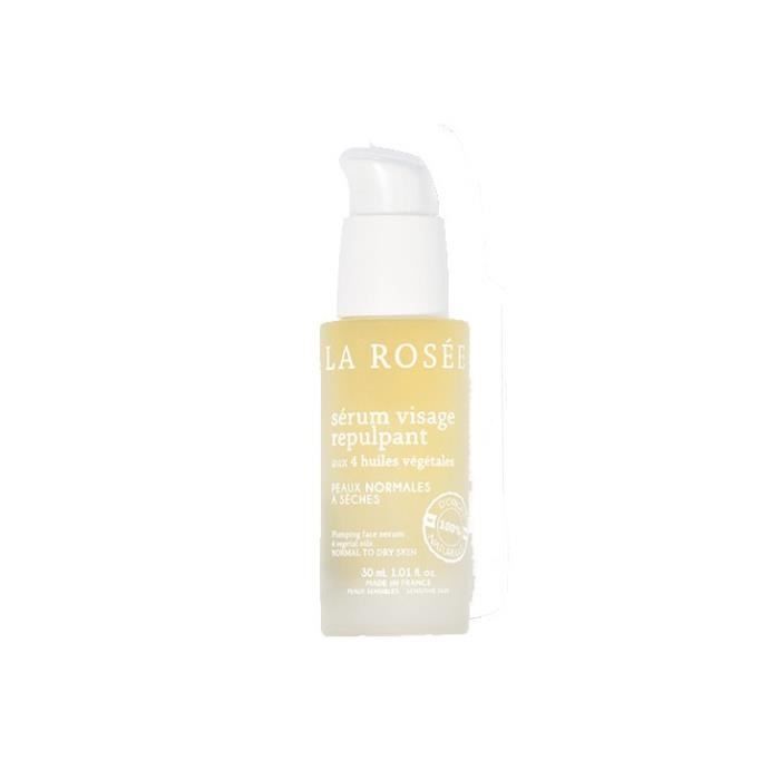 Sérum Visage - LA ROSÉE - Repulpant - 4 Huiles Végétales - 30ml - Peaux Sensibles