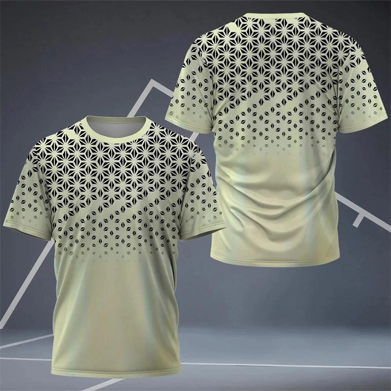 Summer Men's Outdoor Sportswear Running Fitness Short Sleeved Round Neck Top Fashionable Casual Comfortable Jersey
