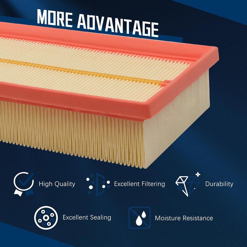 C 3698/3-2 Engine Air Filter For Mercedes-Benz C300 E320 E350 S550 GLK350 GL450 ML350 CLK350 R350 And More 1120940604