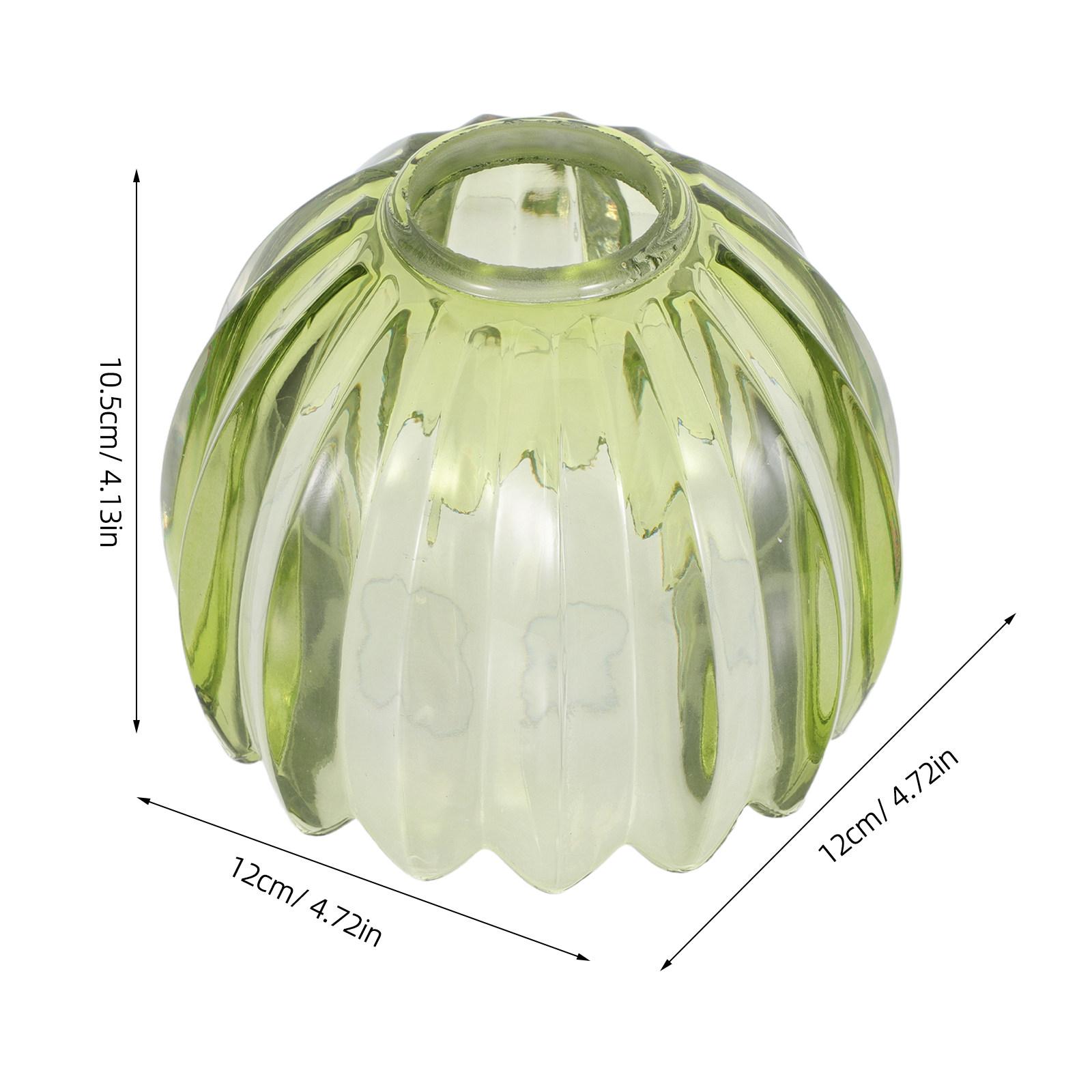 

Glass Lampshade Replacement Tulip Mini 42Mm Small Vintage Green Flower Lamp Shade for Table Floor Pendant Chandelier Ceiling Fan зелений