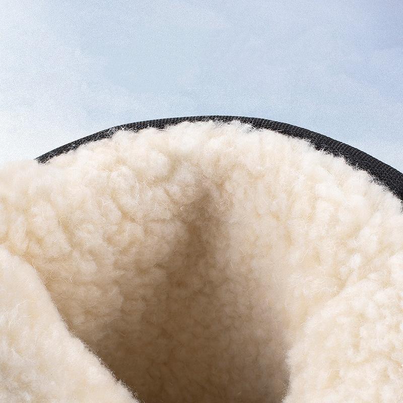 Zesílené pánské sněhule Plus sametové teplé protiskluzové nepromokavé velké bavlněné boty