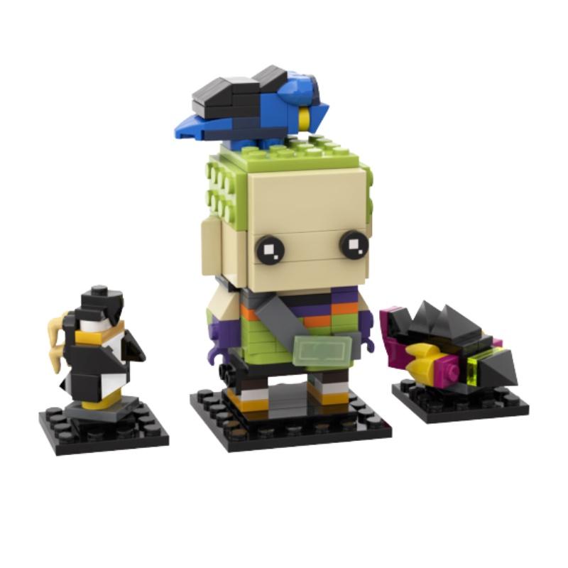 Gobricks Moc Valorant Vertragskopf Miniaturfigur Bauspielzeug