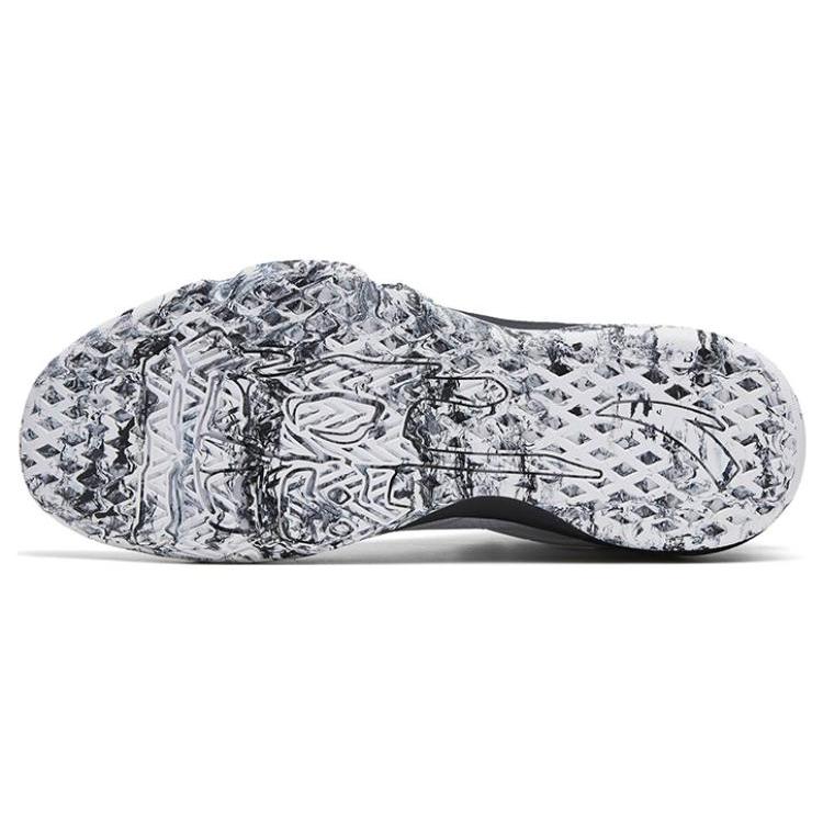 New Anta Bastard Anti Slip Wear Resistant Low Top Basketball Shoes White Black 912241601-1
