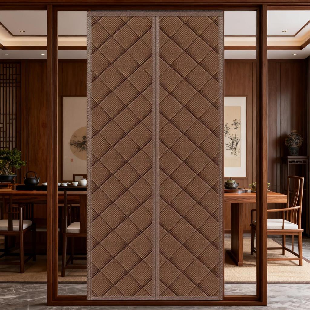 Husă Izolantă pentru Ușă Rezistentă la Vânt Magnetică Termică Perdele Magnetice pentru Ușă pentru Bucătării Prag Dormitoare Cameră Copii Acasă